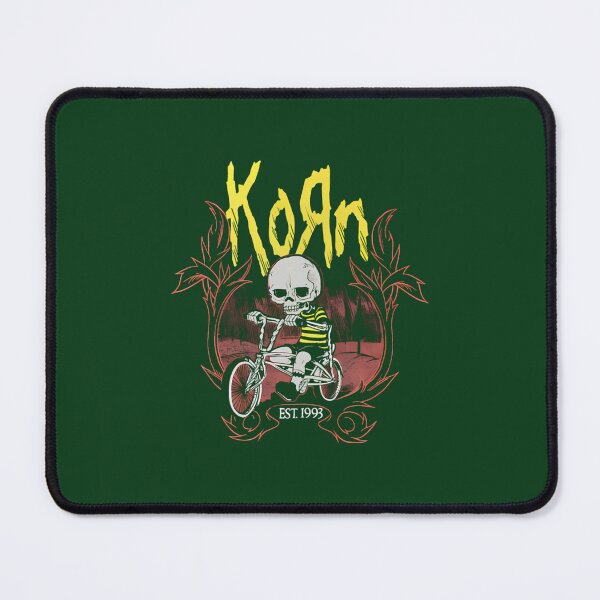Item preview, Korn Nu Metal Band Skeleton Bike Ride Vintage Rock designed and sold by ForestHomeDe.