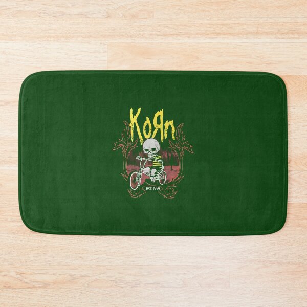 Item preview, Korn Nu Metal Band Skeleton Bike Ride Vintage Rock designed and sold by ForestHomeDe.
