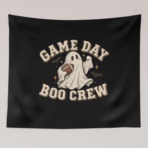 Item preview, Game Day Boo Crew Football Ghost designed and sold by AMICO77.