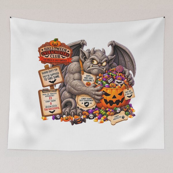 Item preview, ⚡HALLOWEEN OVERACHIEVERS CLUB -  Candy Guard Duty Department designed and sold by WheelieGdArt.