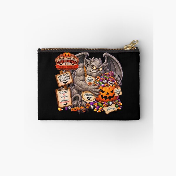 Item preview, ⚡HALLOWEEN OVERACHIEVERS CLUB -  Candy Guard Duty Department - dark version designed and sold by WheelieGdArt.