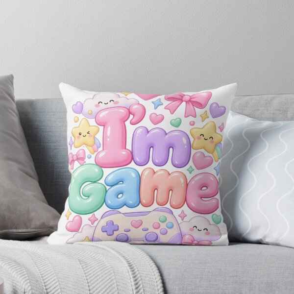 Item preview, Cute Pastel I’m Game Gamer Design designed and sold by Ooops Radio x Everbloom.