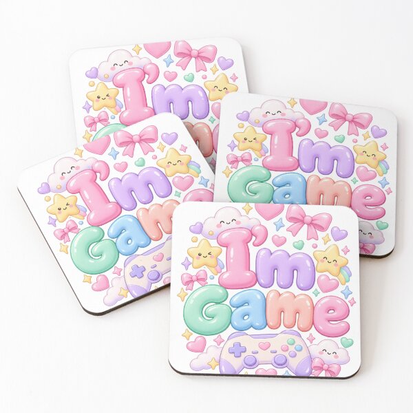 Item preview, Cute Pastel I’m Game Gamer Design designed and sold by Ooops Radio x Everbloom.