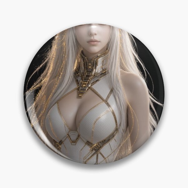 Item preview, Chrono Mage Beautiful Futuristic Cyberpunk Girl Art designed and sold by EvolutionMerch.