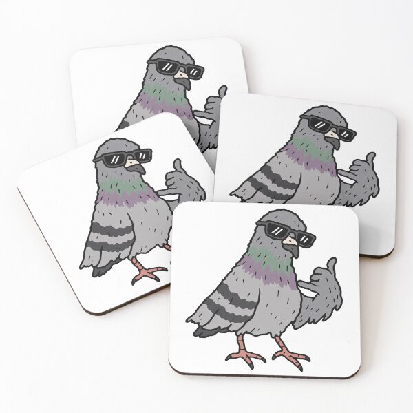 Item preview, Cool Pigeon Shaka Funny Bird designed and sold by MonkiFlipp.