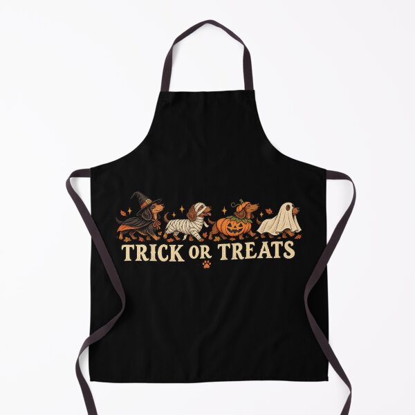 Item preview, Trick or Treats Dachshund Halloween Parade designed and sold by AMICO77.