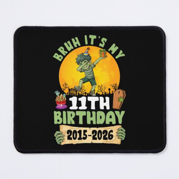 Item preview, Bruh Its My 11Th Birthday 2015 2026 Dabbing Zombie 11 Years designed and sold by alvablakefg.