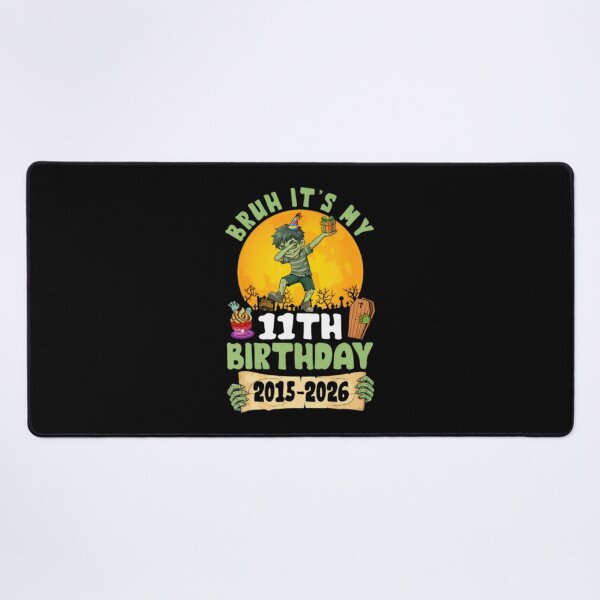 Item preview, Bruh Its My 11Th Birthday 2015 2026 Dabbing Zombie 11 Years designed and sold by alvablakefg.