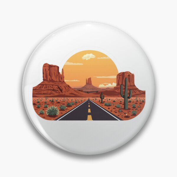 Item preview, Desert Highway Sunset Red Rock Southwest Landscape designed and sold by Pandey14.