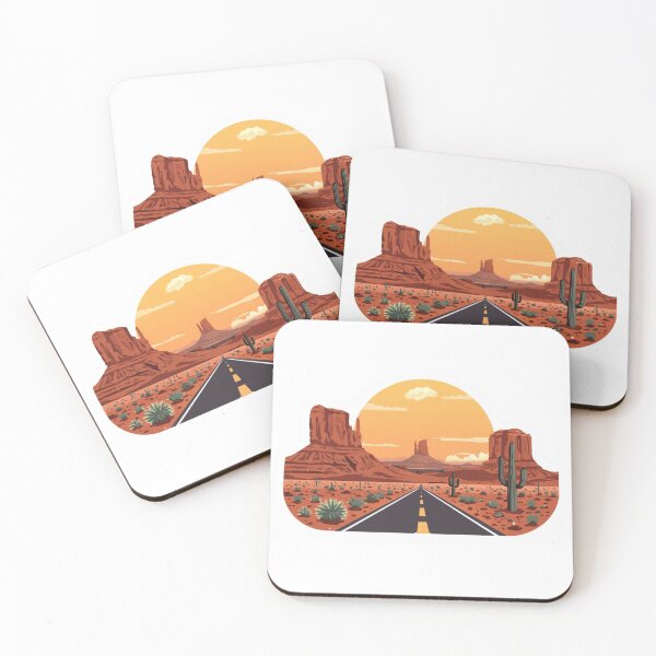Item preview, Desert Highway Sunset Red Rock Southwest Landscape designed and sold by Pandey14.