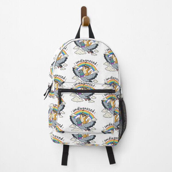 Item preview, Undiagnosed Cat Riding Pigeon Funny designed and sold by MonkiFlipp.