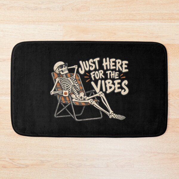 Item preview, Skeleton Just Here for the Vibes designed and sold by AMICO77.