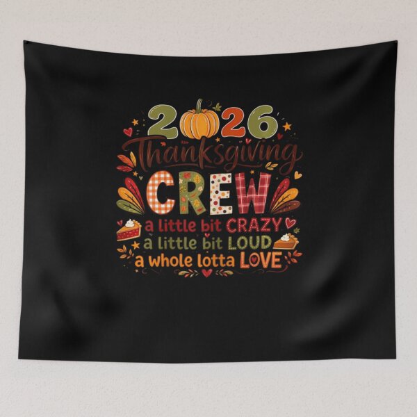 Item preview, 2026 Thanksgiving Crew Funny Family Matching Fall designed and sold by alvablakefg.