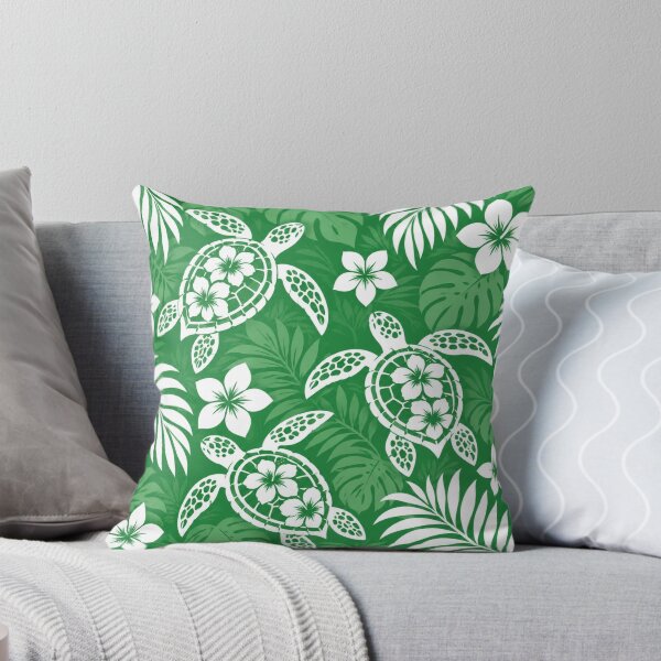 Item preview, Old Hawaii Honu – Green Sea Turtle Tropical Pattern designed and sold by Plus91BIRD.