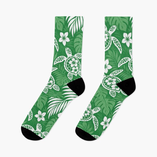 Item preview, Old Hawaii Honu – Green Sea Turtle Tropical Pattern designed and sold by Plus91BIRD.