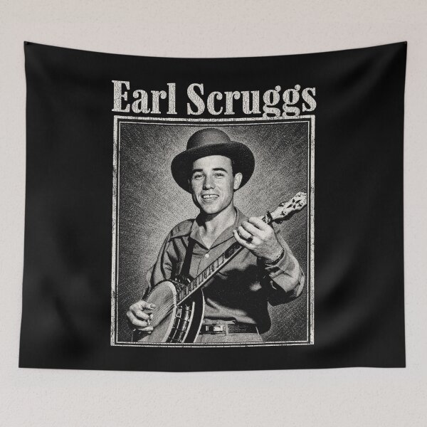 Item preview, Earl Scruggs designed and sold by FloraPlantTees.