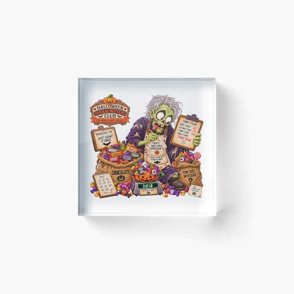 Item preview, ⚡HALLOWEEN OVERACHIEVERS CLUB -  Goolie Ghoul Candy Inventory Department designed and sold by WheelieGdArt.