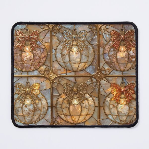 Item preview, Golden Butterfly Glass Orbs Pattern designed and sold by BriSher.