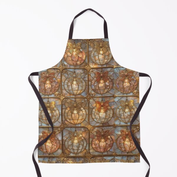 Item preview, Golden Butterfly Glass Orbs Pattern designed and sold by BriSher.
