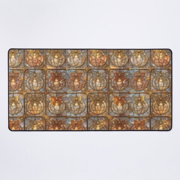 Item preview, Golden Butterfly Glass Orbs Pattern designed and sold by BriSher.