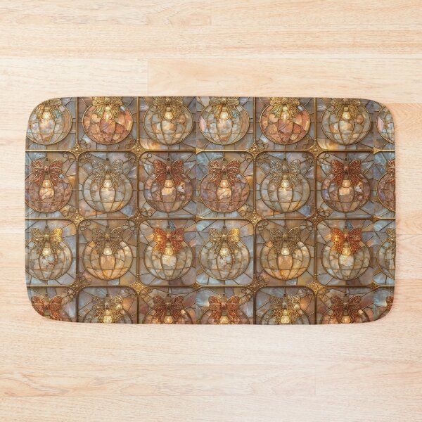Item preview, Golden Butterfly Glass Orbs Pattern designed and sold by BriSher.