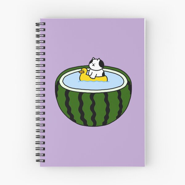 Item preview, a Cat in a watermelon pool designed and sold by superbaechoo.