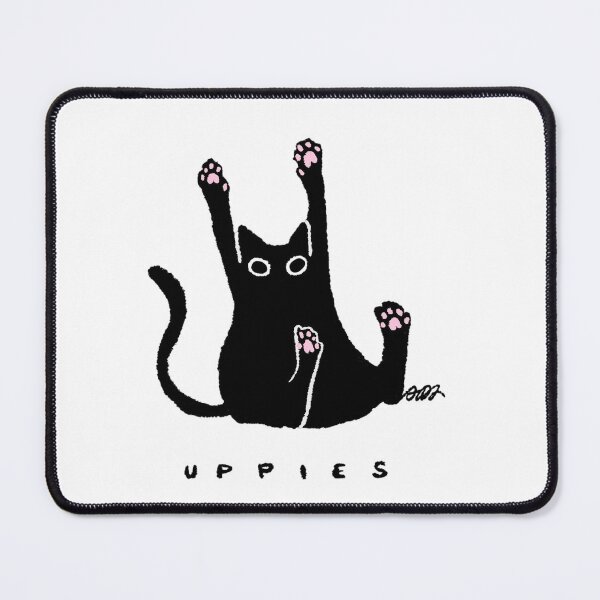 Item preview, Black Cat Uppies - Funny Kitten Toe Beans Meme designed and sold by JossDesign15.
