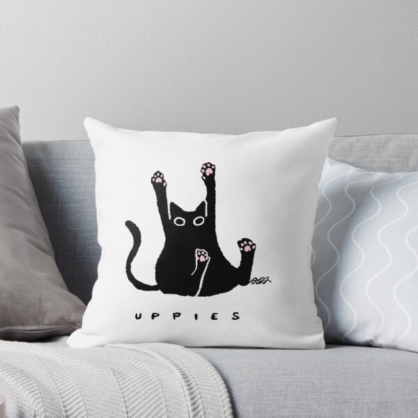 Item preview, Black Cat Uppies - Funny Kitten Toe Beans Meme designed and sold by JossDesign15.