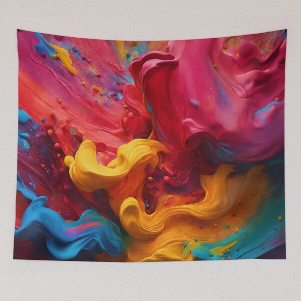 Item preview, Colorful Abstract 3D Swirl designed and sold by shelteredinside.