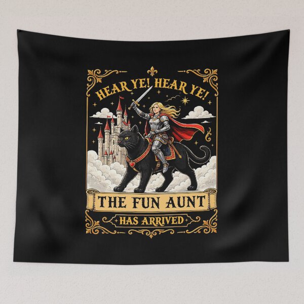 Item preview, Hear Ye Hear Ye The Fun Aunt Has Arrived Funny Aunt designed and sold by charoen-design.