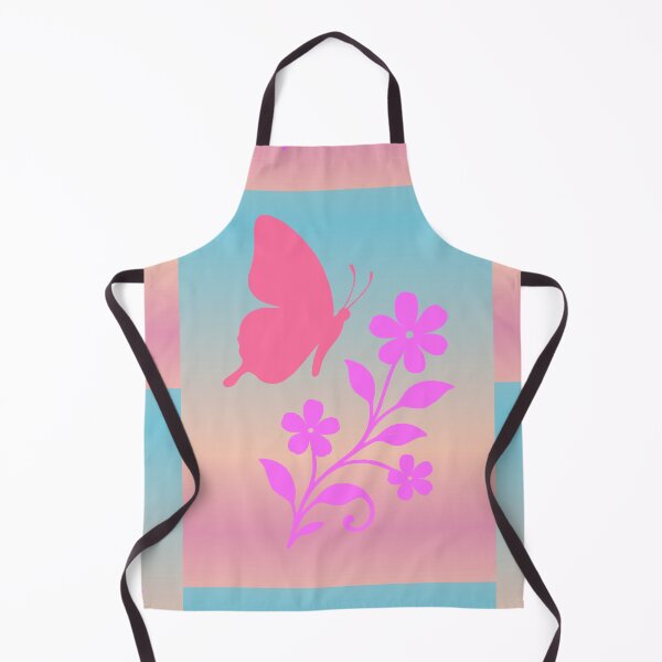 Item preview, Pink Butterfly with Violet Flowers - Spring Design Aesthetic Coquette designed and sold by AstronautMerch.