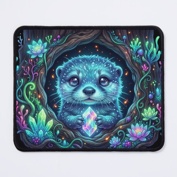 Item preview, Mystic Celestial Otter with Magic Crystal designed and sold by OlesiaCraft.