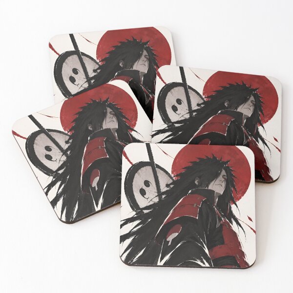 Item preview, Crimson Moon Samurai – Dark Red and Black Warrior Japanese Ink Art designed and sold by Dyan4.
