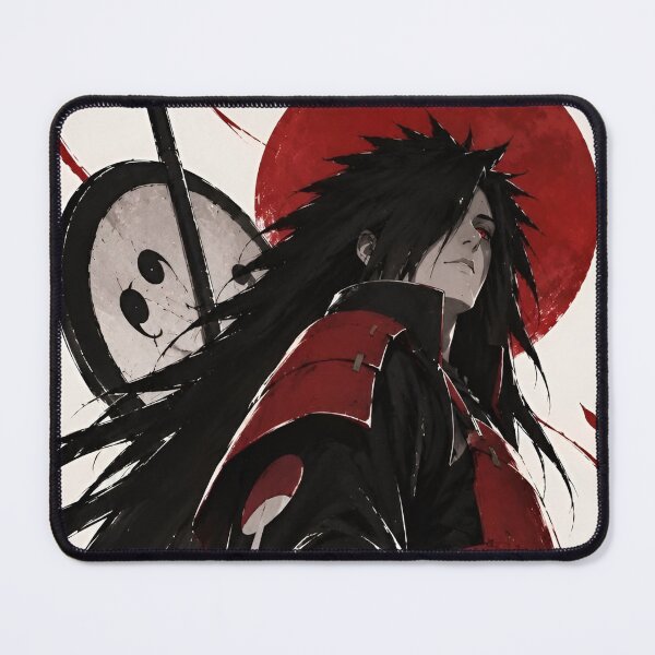 Item preview, Crimson Moon Samurai – Dark Red and Black Warrior Japanese Ink Art designed and sold by Dyan4.