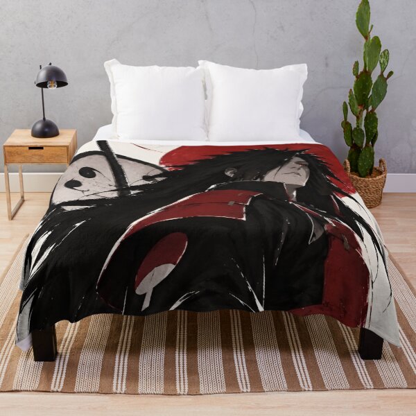 Item preview, Crimson Moon Samurai – Dark Red and Black Warrior Japanese Ink Art designed and sold by Dyan4.