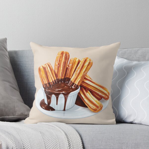 Item preview, Churros Dipped In Dark Chocolate Sauce designed and sold by Alicia Chee.
