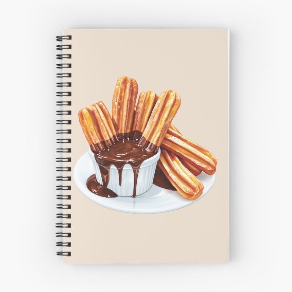 Item preview, Churros Dipped In Dark Chocolate Sauce designed and sold by Alicia Chee.