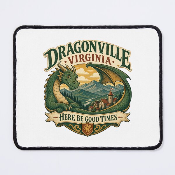 Item preview, Dragonville Virginia – Here Be Good Times Design designed and sold by HROC.