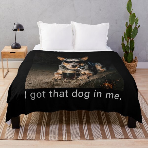 Item preview, I Got That Dog In Me Funny Dog Smoking Meme designed and sold by charoen-design.