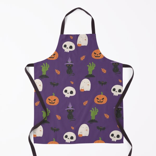 Item preview, Cute Spooky Halloween Eltements Pattern designed and sold by Violet-Forge.