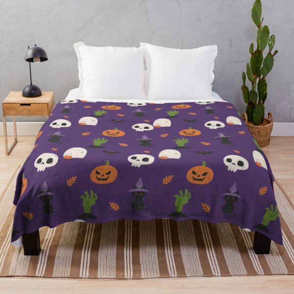 Item preview, Cute Spooky Halloween Eltements Pattern designed and sold by Violet-Forge.