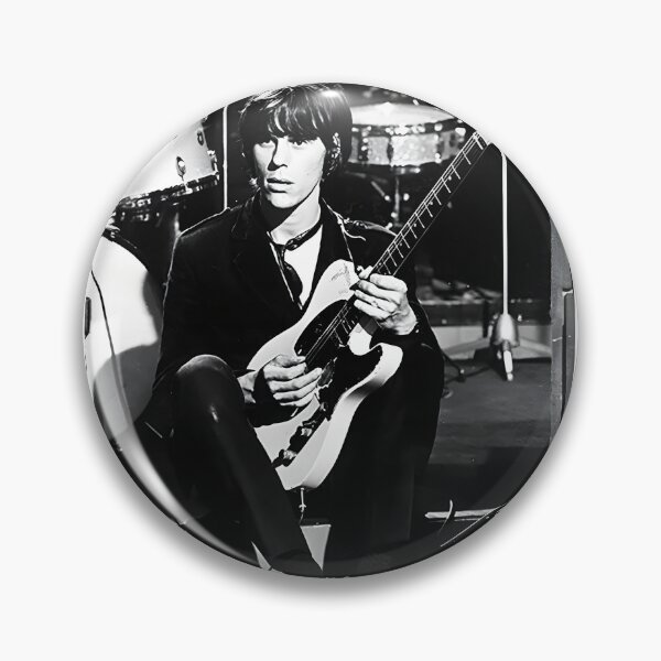 Item preview, Jeff Beck Inspired Guitarist Silhouette Musician Art Design designed and sold by Larathdilat.