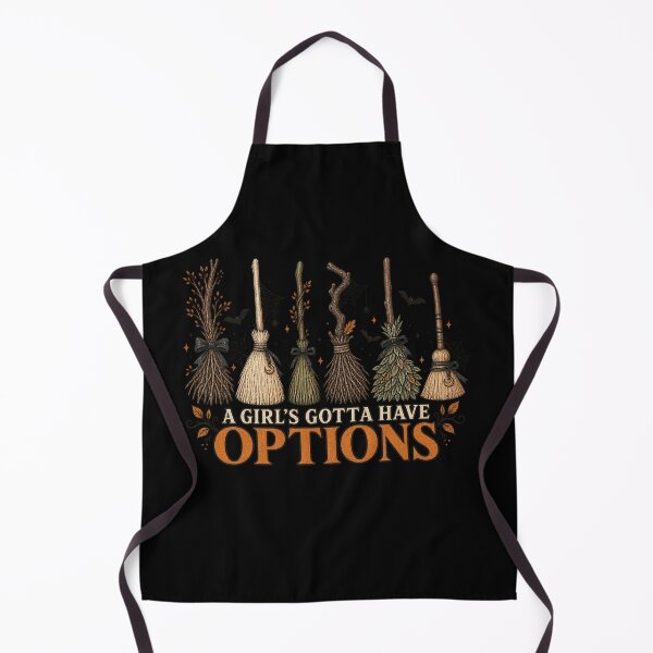 Item preview, Witch Broom Options Folk Halloween Art designed and sold by AMICO77.