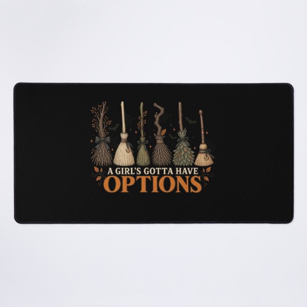Item preview, Witch Broom Options Folk Halloween Art designed and sold by AMICO77.