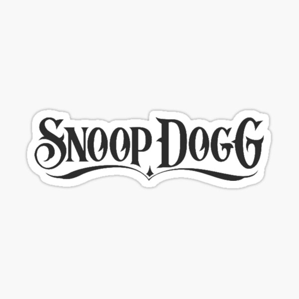 SNOOP DOGG MERCH DESIGNS Sticker