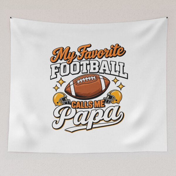 Item preview, My Favorite Football Player Calls Me Papa designed and sold by DariaOltes.