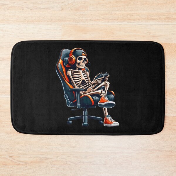 Item preview, Skeleton Gamer in Chair with Controller designed and sold by OlyvieArt.