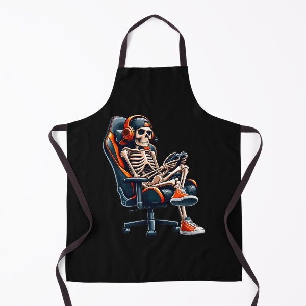 Item preview, Skeleton Gamer in Chair with Controller designed and sold by OlyvieArt.
