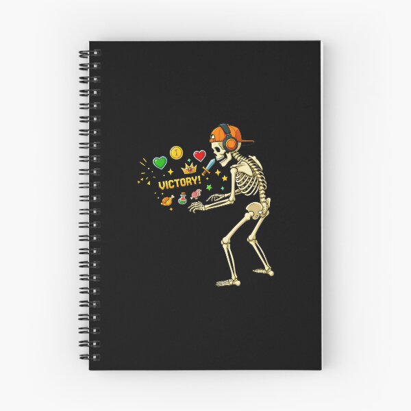 Item preview, Skeleton Gamer Victory Arcade Retro designed and sold by OlyvieArt.