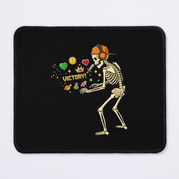 Item preview, Skeleton Gamer Victory Arcade Retro designed and sold by OlyvieArt.